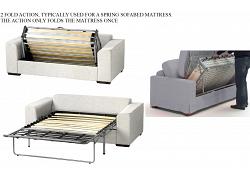 90cm wide, 10cm Thick Memory Foam Sofa bed Mattress 2